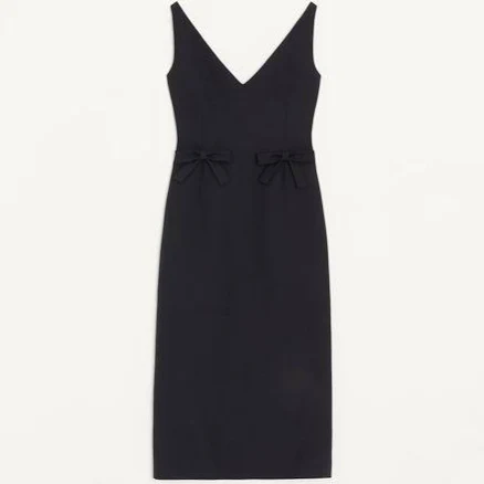 Valentino Crepe Couture Midi Dress