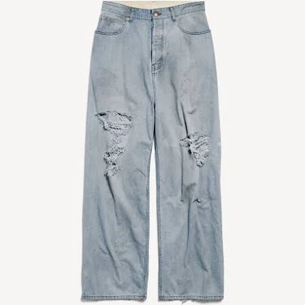 Balenciaga Women's Baggy Denim Pants