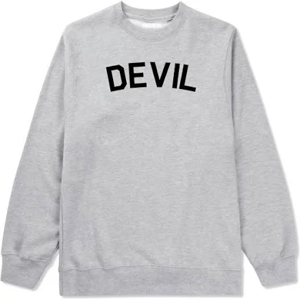Kings of NY Men's Devil Arch Goth Crewneck Sweatshirt