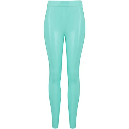 Women's Latex Leggings - Jade Green | Extra Small | Elissa Poppy
