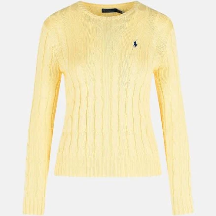 POLO RALPH LAUREN 'Julianna' Cream Cotton Sweater