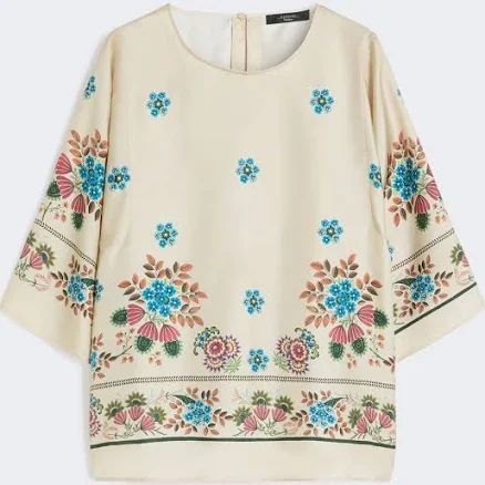 Max Mara Silk Twill Blouse