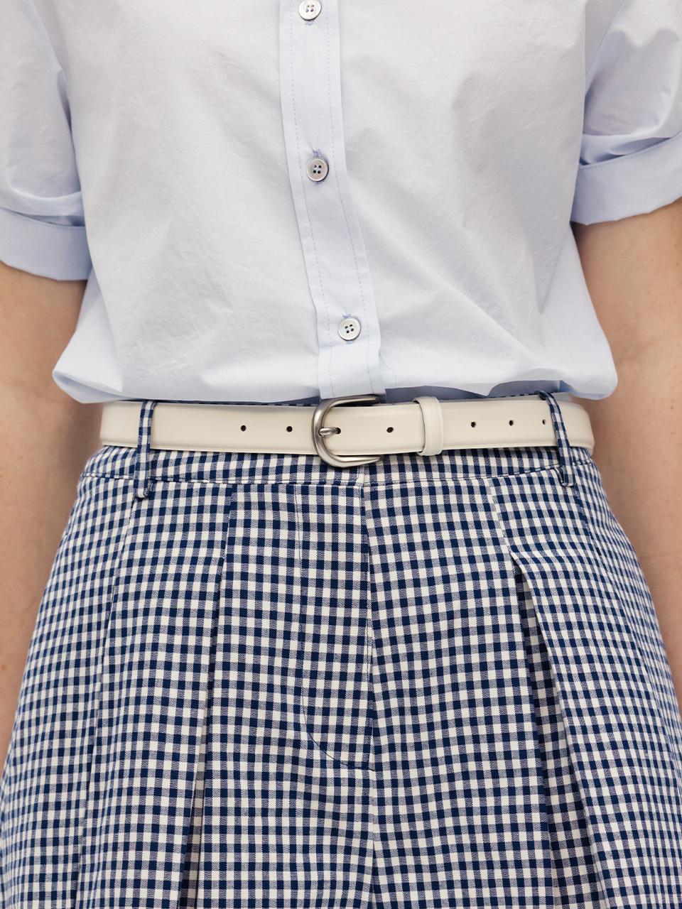 Baengnokdam Leather Belt (7color)