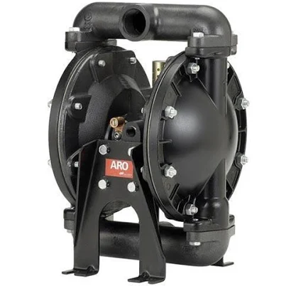 Pro Series 1" Metallic Diaphragm Pump, 35 GPM, Aluminum Center, SS Caps & Manifold w/Steel Hardware, 316 SS Seat, PTFE Ball, PTFE/Santoprene Diaphragm