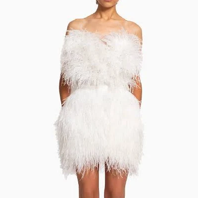 Milia Ostrich Feather Dress