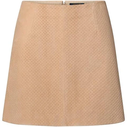 Louis Vuitton Nanogram Suede Mini Skirt