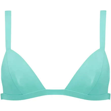 Elissa Poppy Latex Triangle Bra