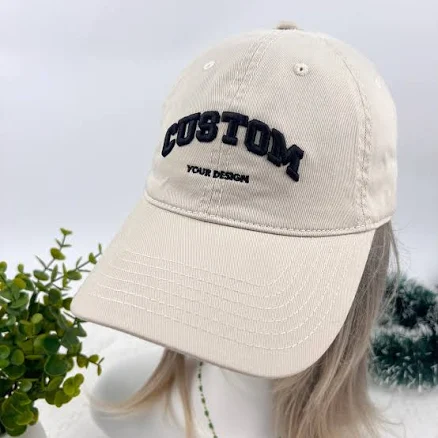 Custom Embroidered 3D Logo Baseball Cap