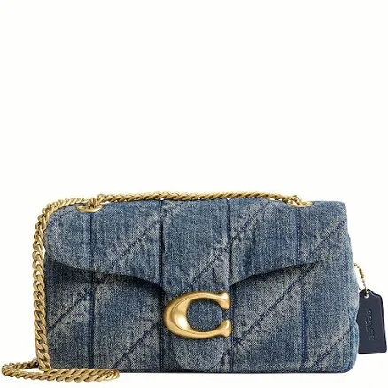 Coach Women's Quilted Loved Denim Tabby Shoulder Bag