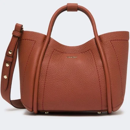 Max Mara Leather Marine Bag