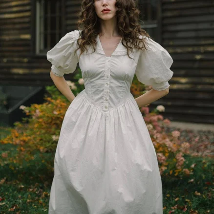 Juliette Timeless Organic Cotton Dress