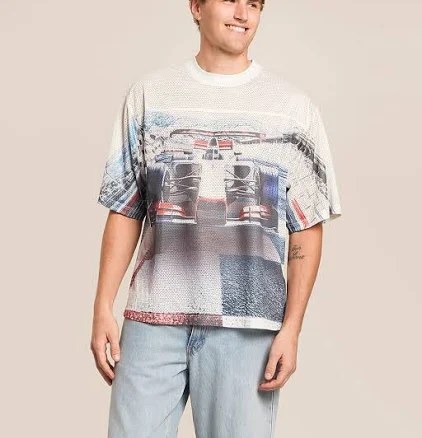 Polyester Mesh Racing T-Shirt with Buckle