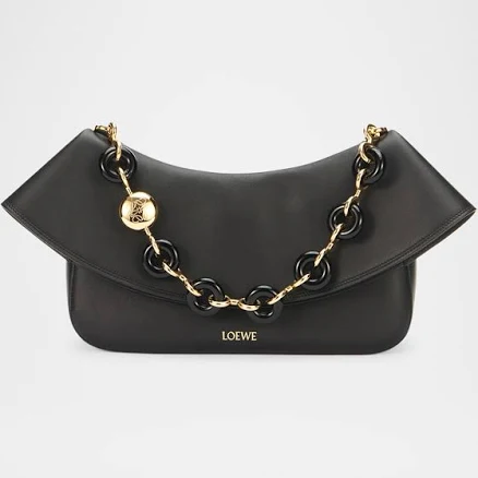 Loewe Women's Ola Medium Shoulder Bag In Calfskin Leather