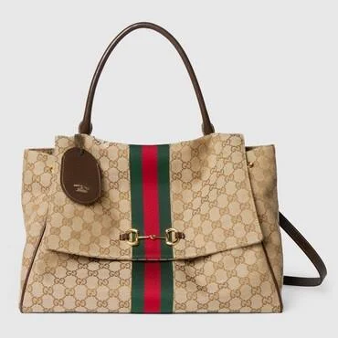 Gucci Paparazzo GG Canvas Top Handle Bag