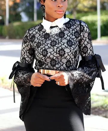 Ribbon Lace Top