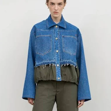 Paneled Denim Jacket