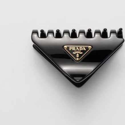 Prada Plexiglas Claw Clip Woman