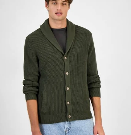 Sun + Stone Men's Alvin Cardigan Sweater