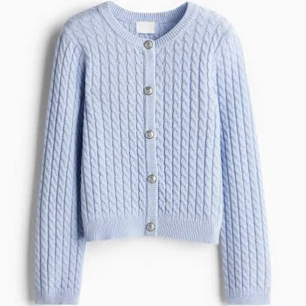 H&M Ladies Cable-Knit Cardigan