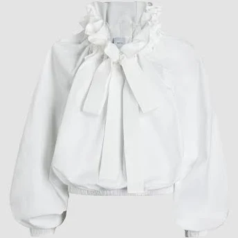 Patou Shirt With Balloon Sleeves - Black