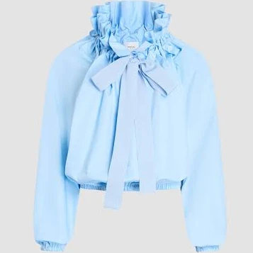 Patou Cotton Iconic Voluminous Blouse