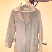Fendissime Grey Wool Coat