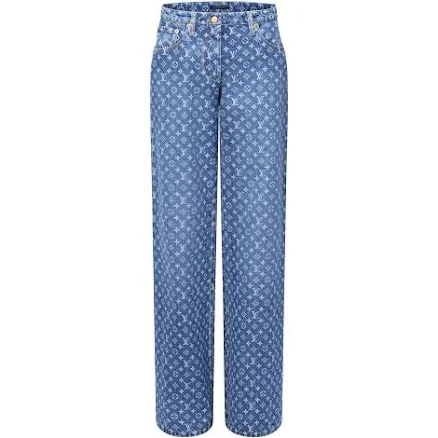 Louis Vuitton Monogram Flared Jeans
