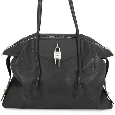 Givenchy Men's Large Antigona Lock Soft Leather Tote