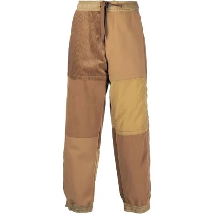 Emporio Armani - panelled straight-leg trousers - men - Polyamide/Polyester/Cotton/Cotton - 52 - Neutrals