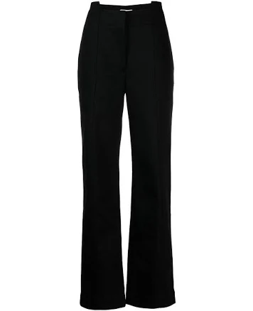 Jw Anderson Panelled Straight-leg Women Trousers - Black