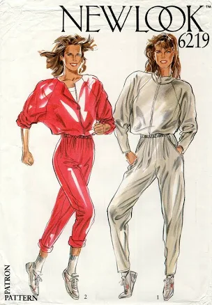 New Look Retro 80s Blouson Jumpsuit, Compatible Size Sz 8-18, UNCUT, Teen, Female | Tapered Leg and Pockets | Vintage 1980s | United States