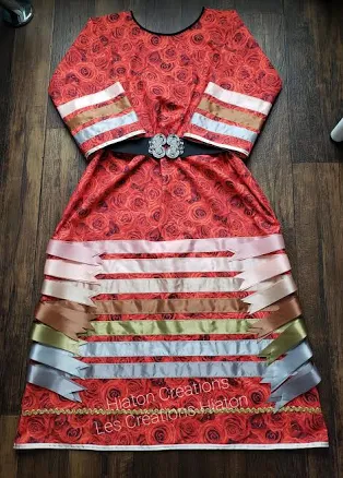 Ribbon T-dress
