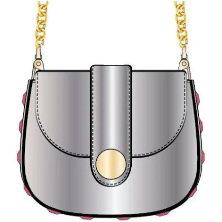 Not Paper Patterns Customizable Chain Saddle Shoulder Bag with Studs