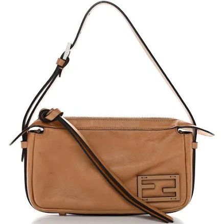 Fendi Mini Calfskin Leather Shoulder Bag