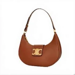 Women Celine Medium Ava Triomphe Leather