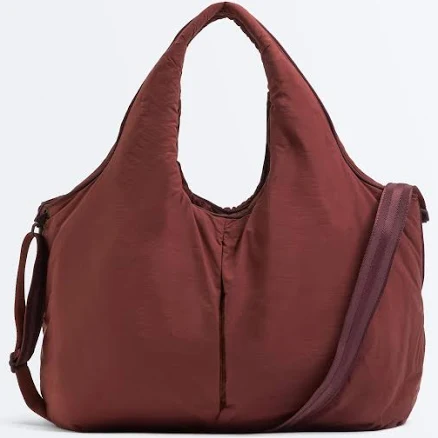 Contrast Trim Shopper Bag