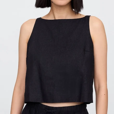 Gap Women's Linen-Blend Apron Top