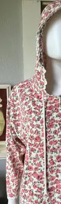1990's Vintage Contempo Casuals Hooded Sweatshirt Dress