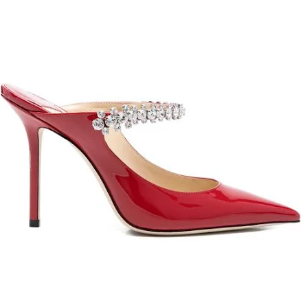 Jimmy Choo Crystal-embellished Women's Mules