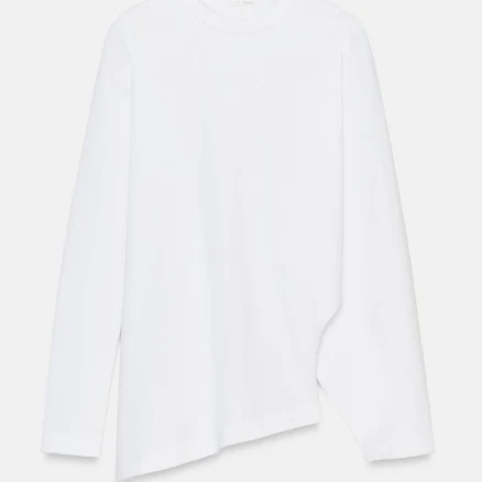 Zara Women's Asymmetric Long Sleeve T-Shirt