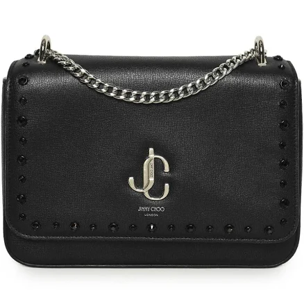 Jimmy Choo Women's Varenne Studded Leather Shoulder Bag