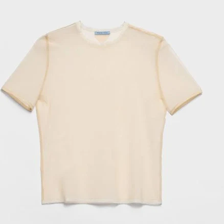 Prada Cotton Tulle T-shirt