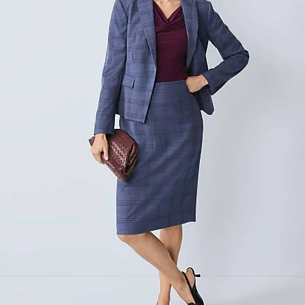 Ann Taylor Women's Plaid Pencil Skirt