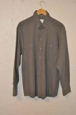 Adria Tailored Men's Long Sleeve Shirt Fits Like A Large Slim Fit