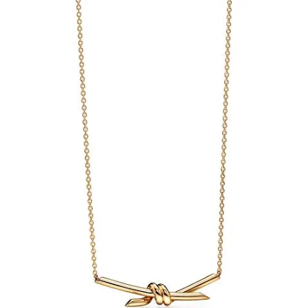 Tiffany Knot Pendant in Yellow Gold