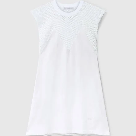 Stella McCartney Net Panel A-Line Mini Dress