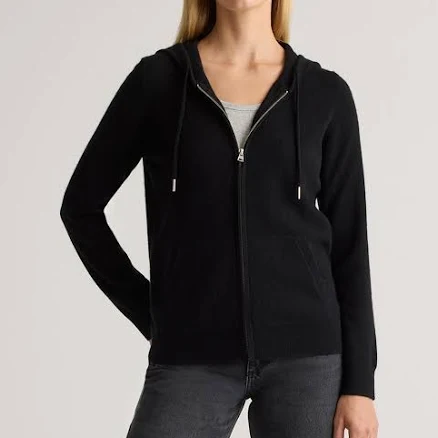 Quince Mongolian Cashmere Full-Zip Hoodie