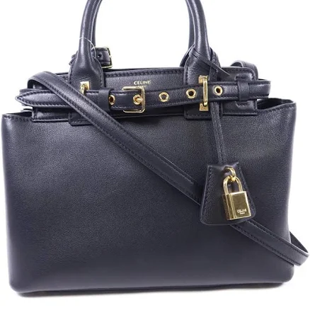 Celine Teen Conti Satchel Supple Grained Calfskin
