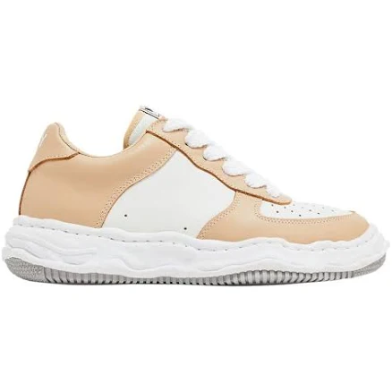 Maison Mihara Yasuhiro Wayne OG Sole Leather Low 'Beige White' | Men's Size 44