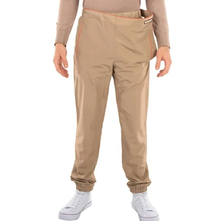 Y / Project Asymmetric Waist Lazy Nylon Pants, Size Small